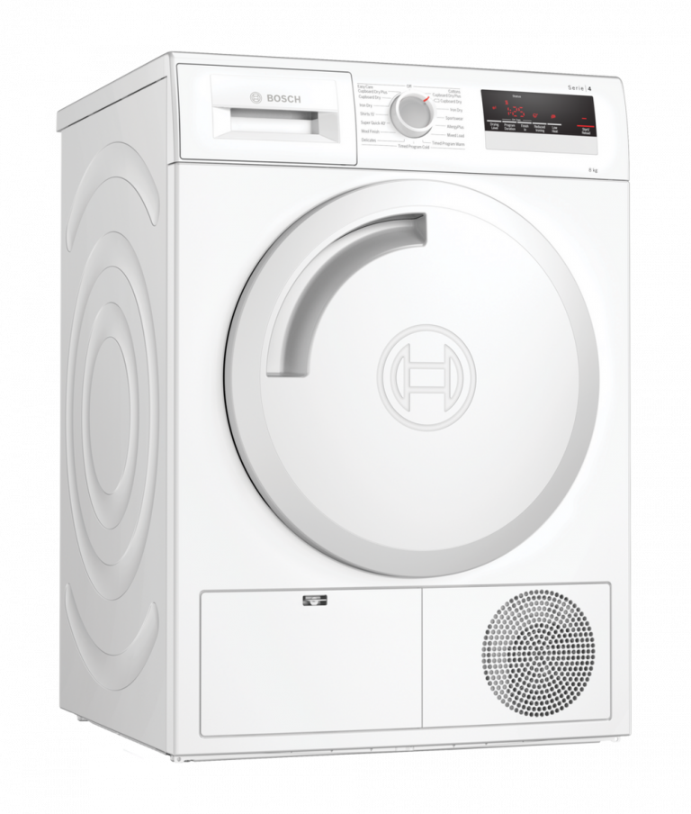 BOSCH Freestanding white vented 8KG Tumble dryer CS Rentals
